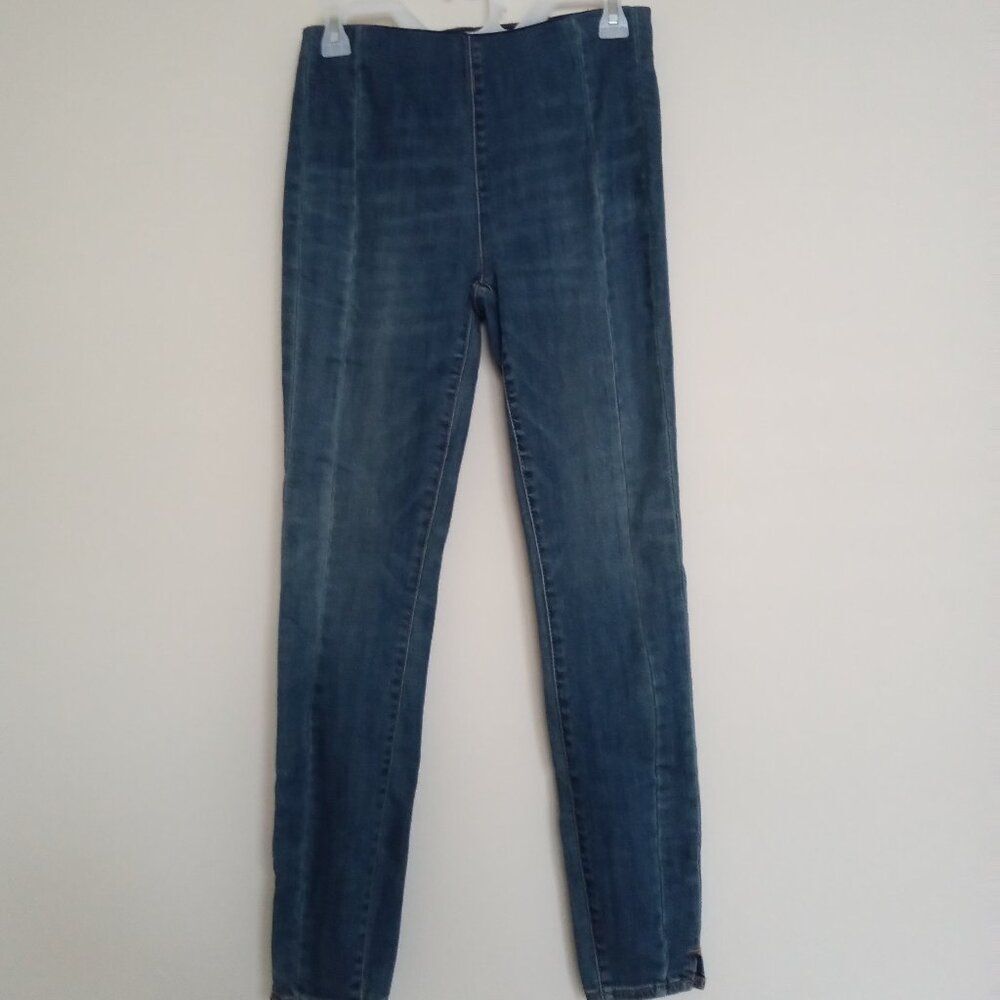 Anthropologie Pilcro Women's High Rise Skinny Jegging Denim Blue Size Small 27 - Picture 2 of 8